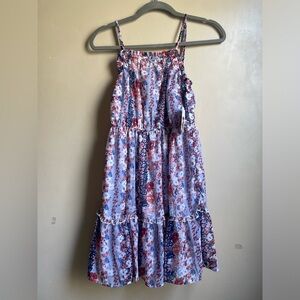 NWT sincerely Jules tiered mini prairie dress size M ditsy floral print